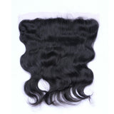 Body Wave Virgin Human Hair Natural Black Frontal